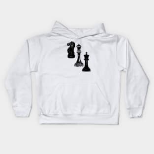 Chess set design Kids Hoodie